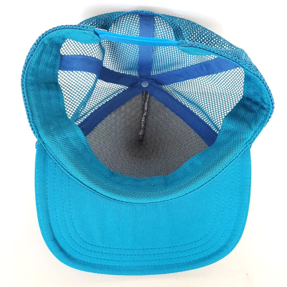 The North Face Flash Dry Snapback Adjustable Mesh Rope Hat Hiking Cap Blue Adult - Picture 5 of 6